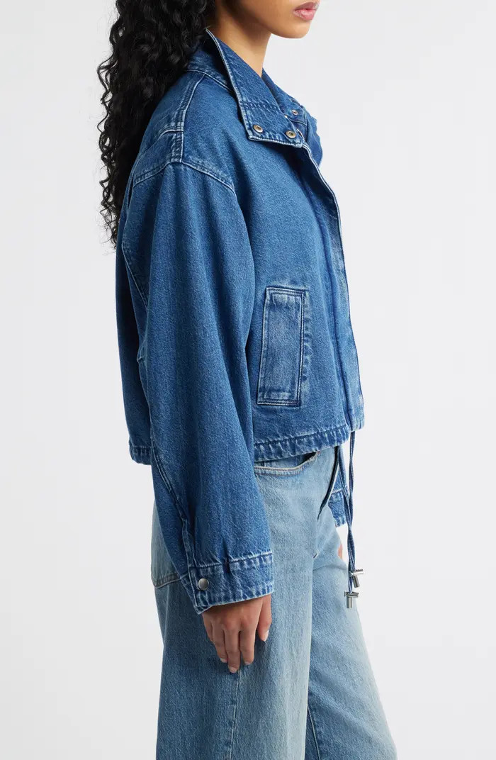 Denim Crop Field Jacket | Nordstrom