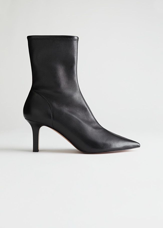 Pointed Leather Sock Boots | & Other Stories (EU + UK)