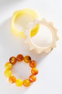 Resin Bangles, Set of 3 | Anthropologie (US)