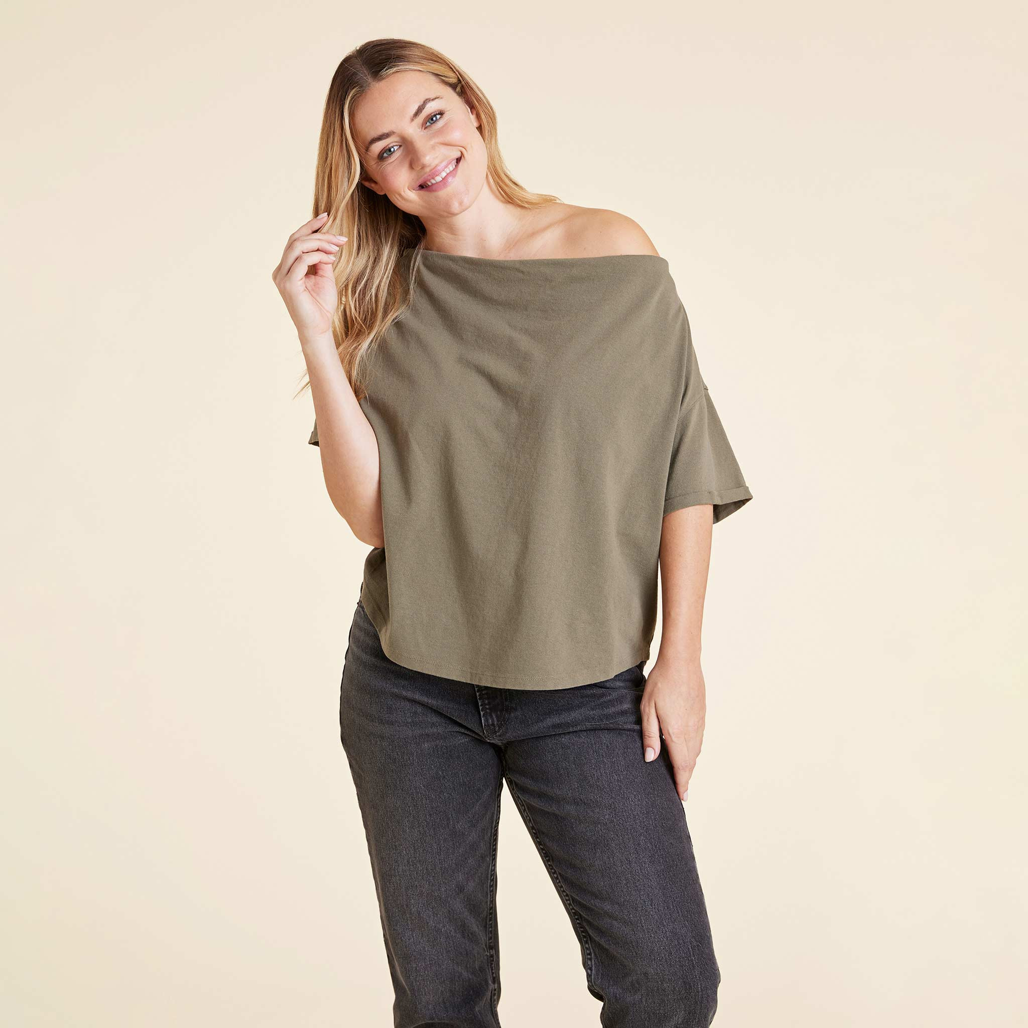 Off The Shoulder T-Shirt | nuuds
