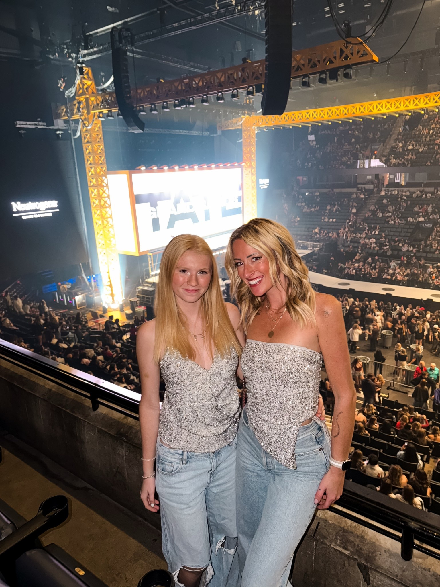 Season shirts for concert or for holiday parties 
Sparkly style 
Zara tops 