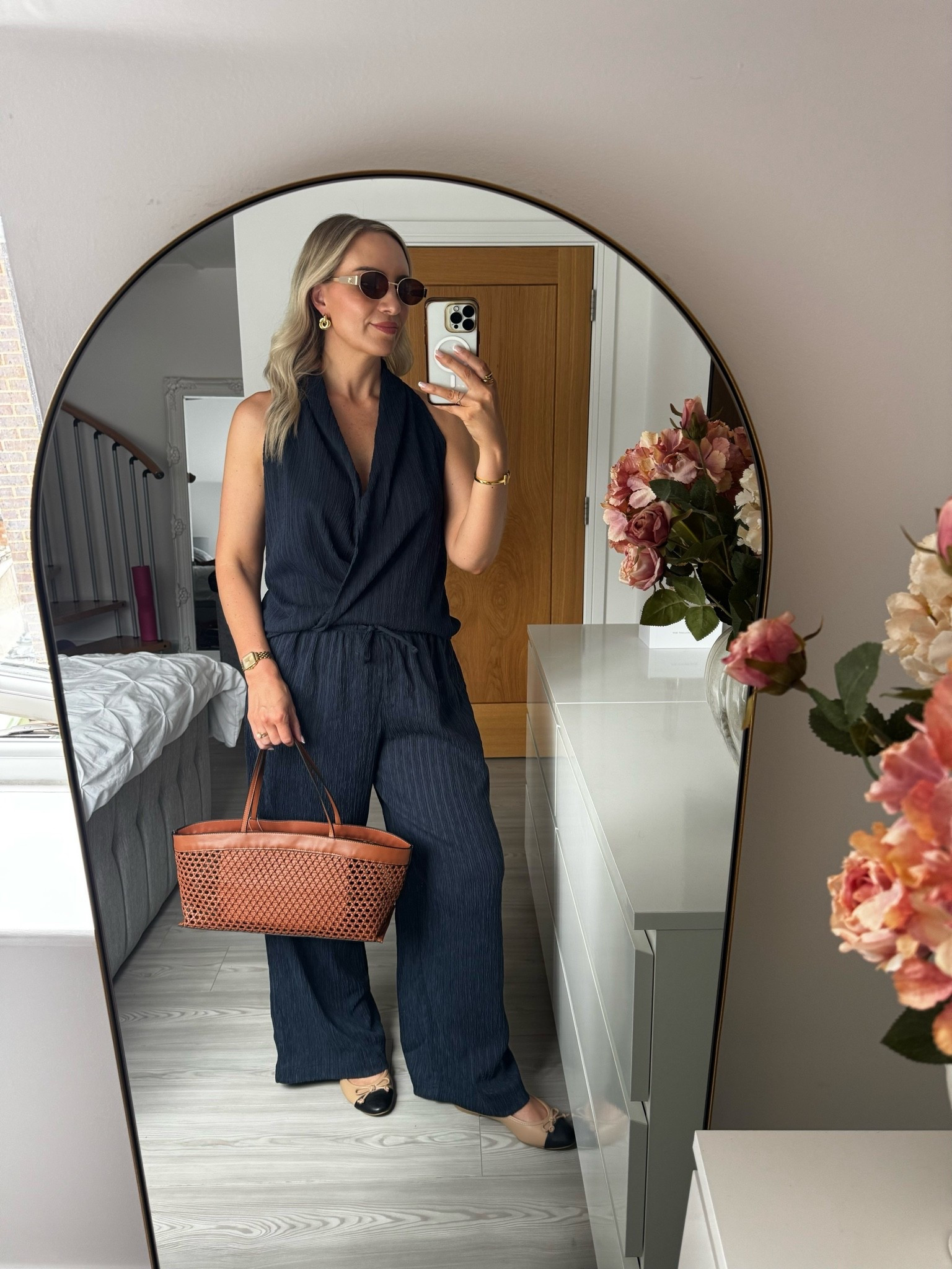 Smart casual outfit idea 💙

Co-ord also available in dusty blue
I wear a small

#LTKsummer #LTKstyletip #LTKbag