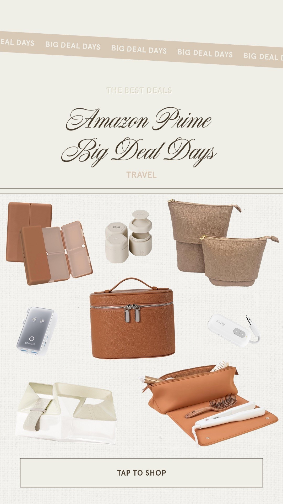 Amazon Prime Big Deal Days: Travel

#LTKTravel #LTKU #LTKSaleAlert