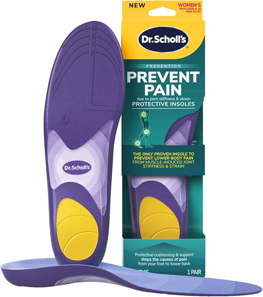 Dr. Scholl’s Prevent Pain Insoles for Women, Size 6-10, 1 Pair: The Only Proven Insole to Preve... | Amazon (US)