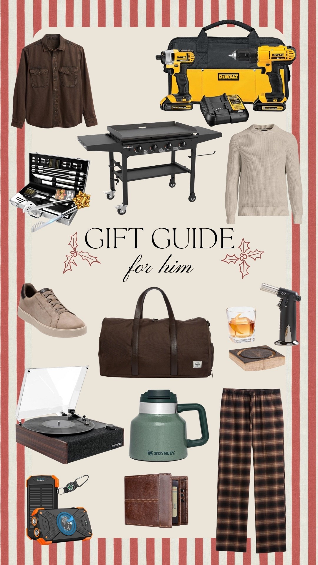 Holiday gift guide for him

#LTKHoliday #LTKMens #LTKGiftGuide