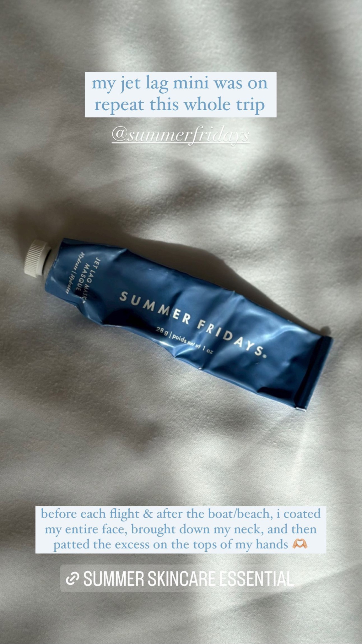 Mini summer fridays jet lag mask - one of my favorite products I brought on my trip! Travel/summer necessity

#LTKtravel #LTKbeauty