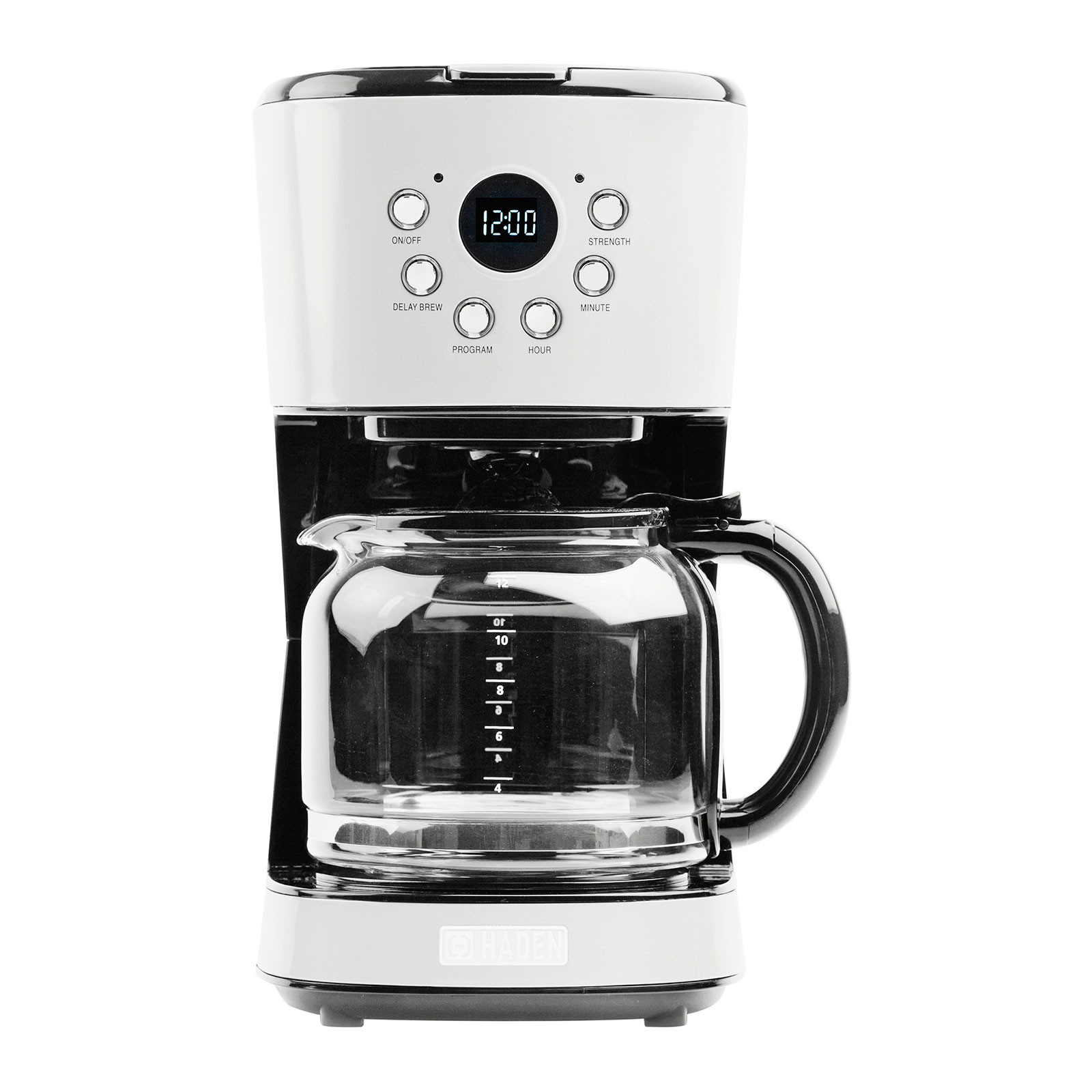 Haden Heritage 12-Cup Programmable Coffee Maker, Ivory | Walmart (US)