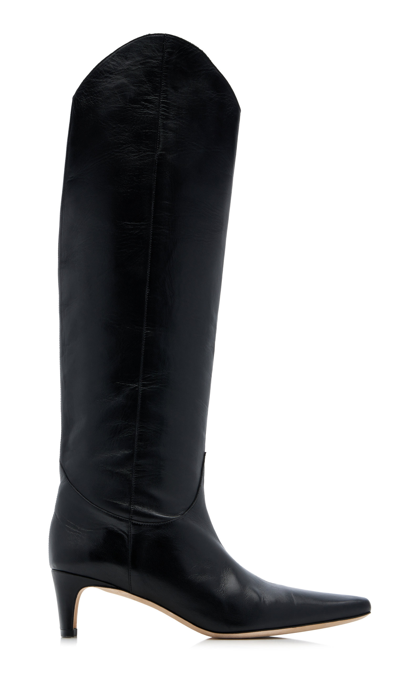 Wally Tall Leather Western Boots | Moda Operandi (Global)
