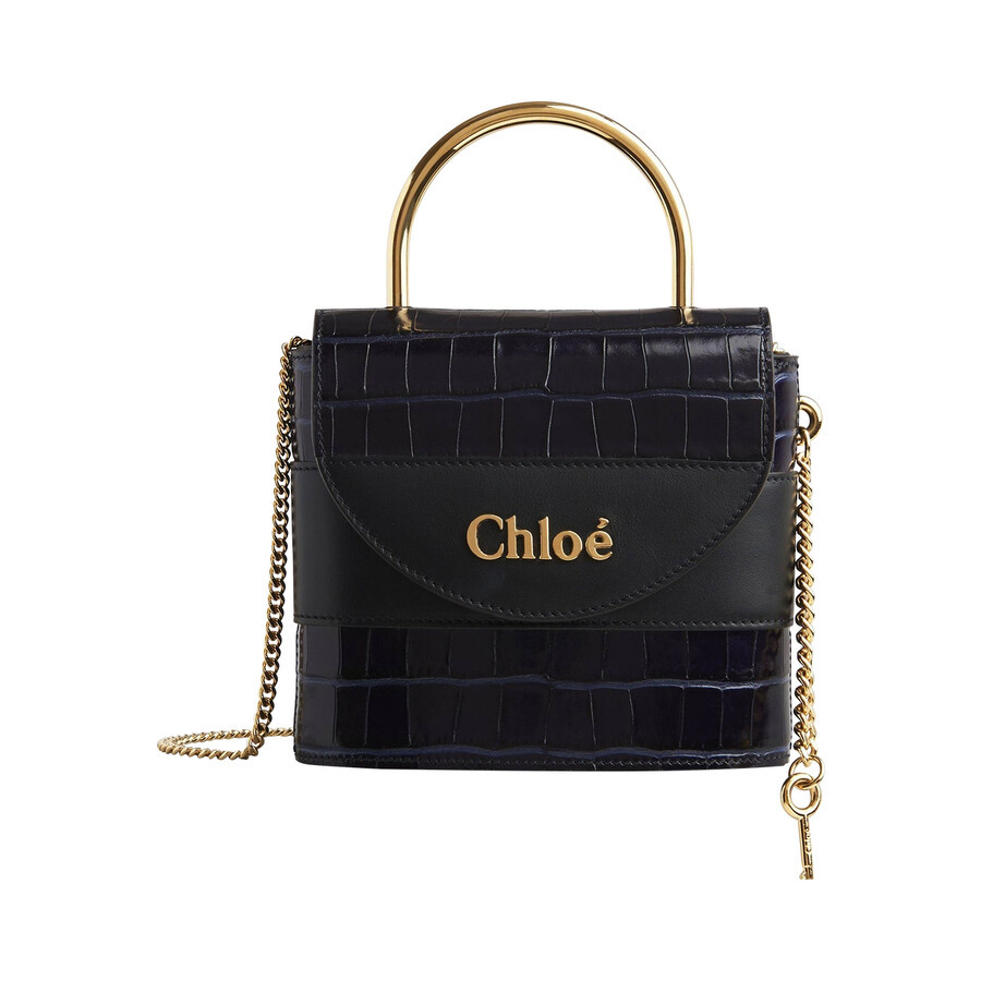 Chloe Blue Small Aby Lock Bag | Jomashop.com & JomaDeals.com