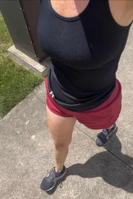 Favorite running shorts. V similar to lulu. Wearing a small  

#LTKActive #LTKFitness #LTKFindsUnder50