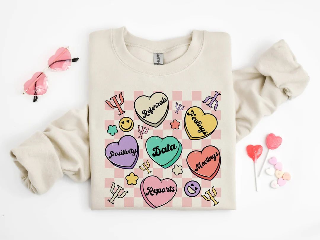 School Psychologist Valentine Shirt, Psychology Love Valentine Gift Shirt, Mental Health Matter, ... | Etsy (US)