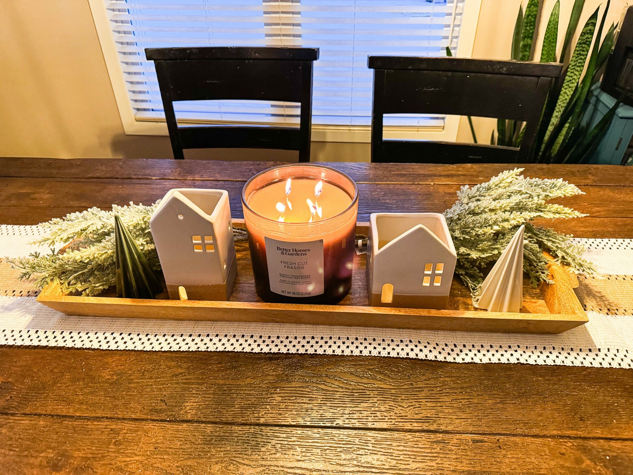 Little more Christmas decorations. Sam set up as last year, but it’s cozy! 

#LTKHoliday #LTKSeasonal #LTKFindsUnder100