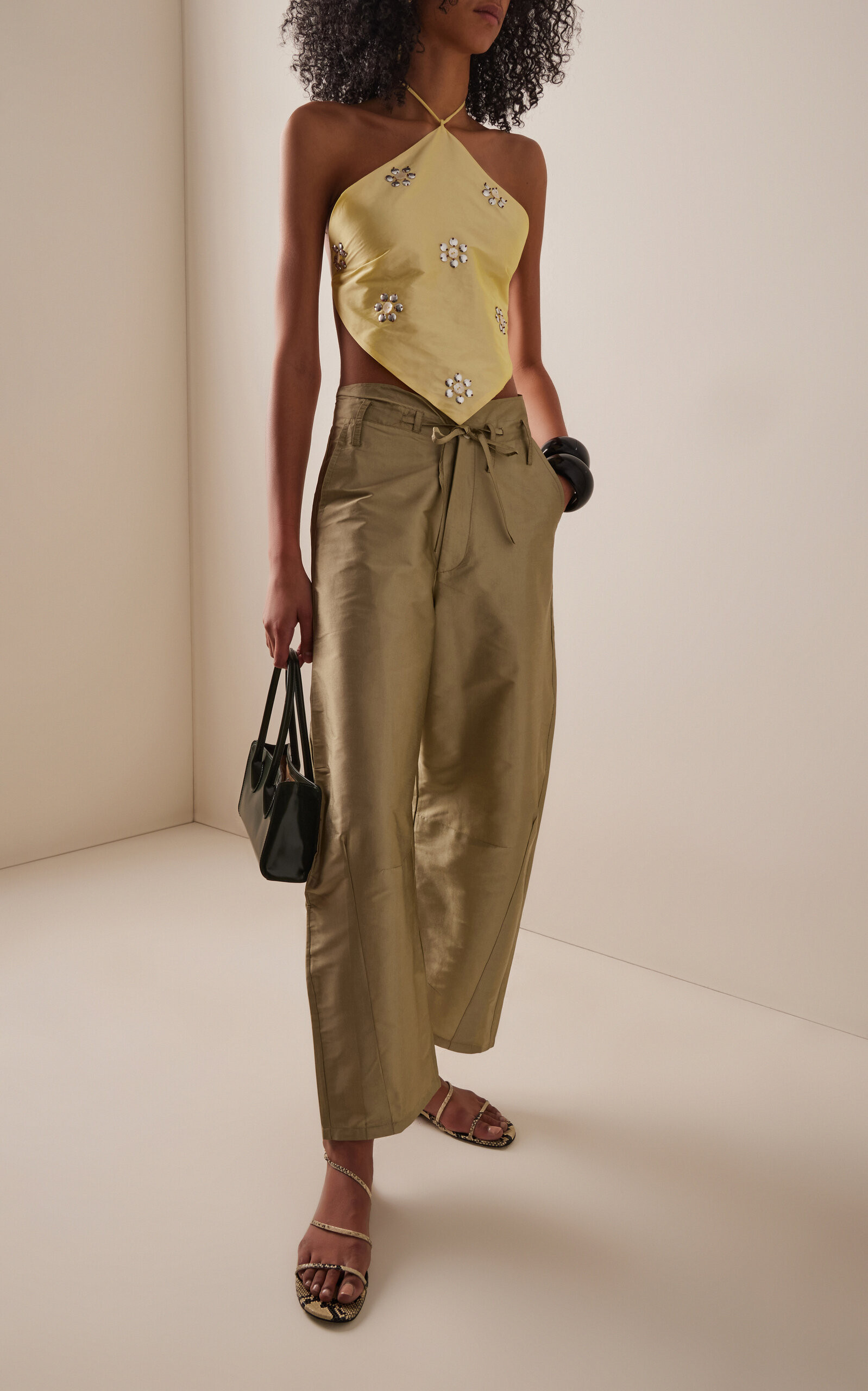 Techno Taffeta Barrel Pants | Moda Operandi (Global)