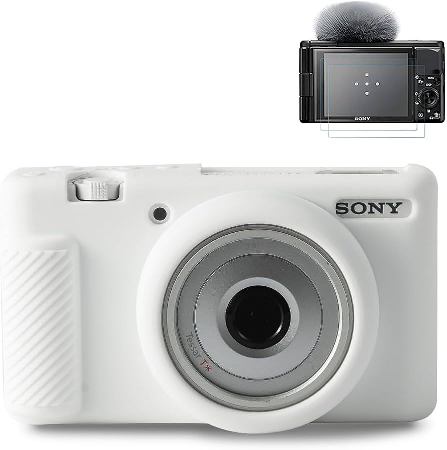 Pocoukate Case for Sony ZV-1F, ZV-1 II/ZV-1M2 Vlog Camera, ZV1F Camera Silicone Cover Skin, Anti-... | Amazon (US)