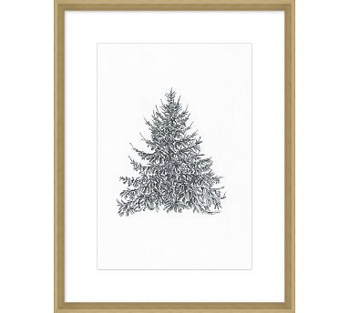 Christmas Tree Framed Print | Pottery Barn (US)