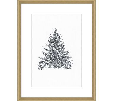 Christmas Tree Framed Print | Pottery Barn (US)