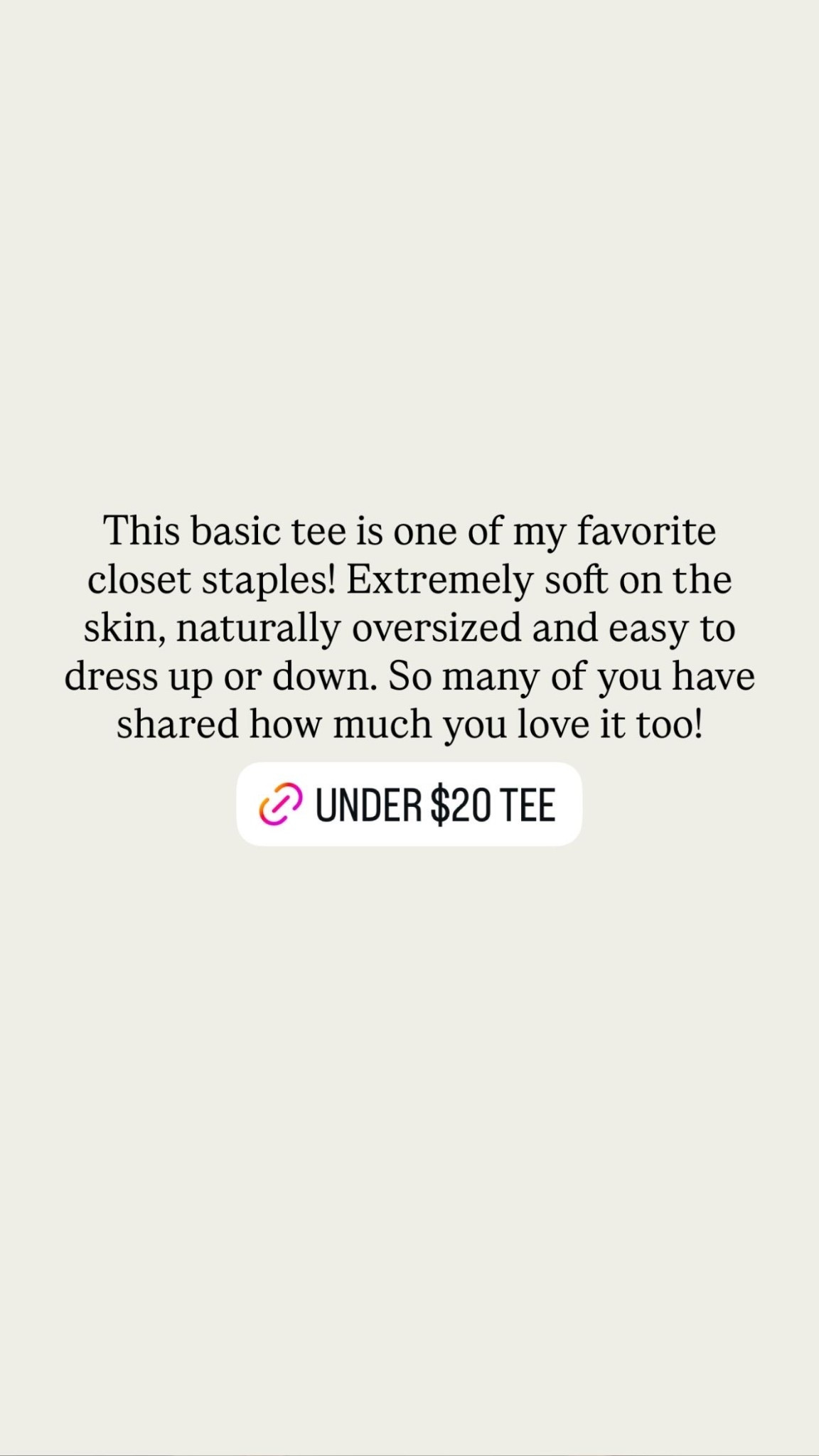 This basic tee is one of my favorite closet staples! Extremely soft on the skin, naturally oversized and easy to dress up or down. So many of you have shared how much you love it too!

#LTKgrwm #LTKootd #LTKOver40