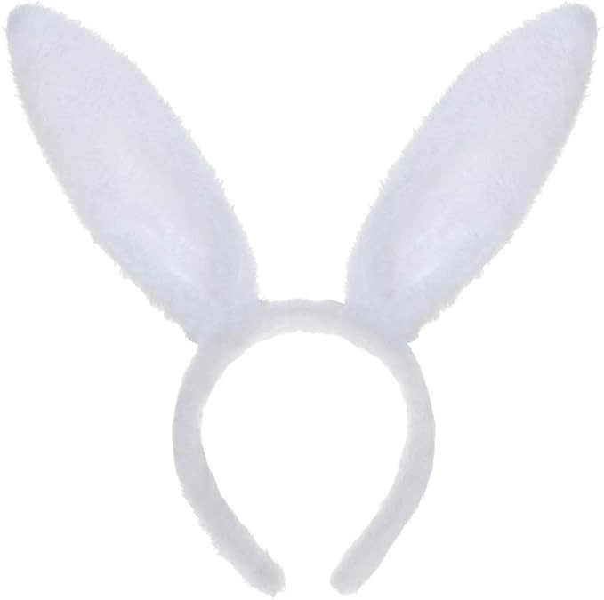 TOPTIE Easter Bunny Ears Headband for Adults & Kids, Halloween Plush Rabbit Hair Hoop, Party Favo... | Amazon (US)