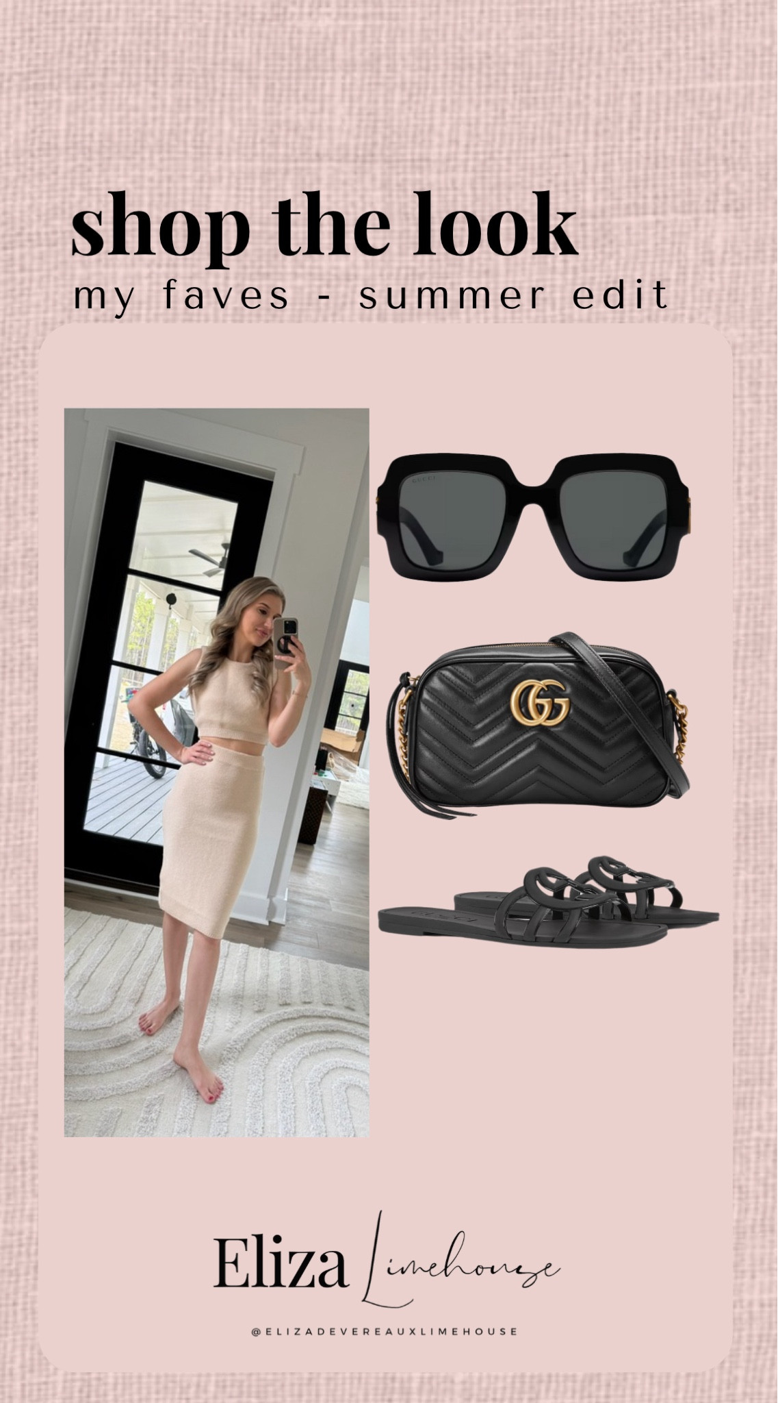 Shop the look, my summer favorites!




Gucci accessories, Gucci purse, sandals, sunglasses, skirt, crop top, summer outfits

#LTKShoeCrush #LTKStyleTip #LTKItBag
