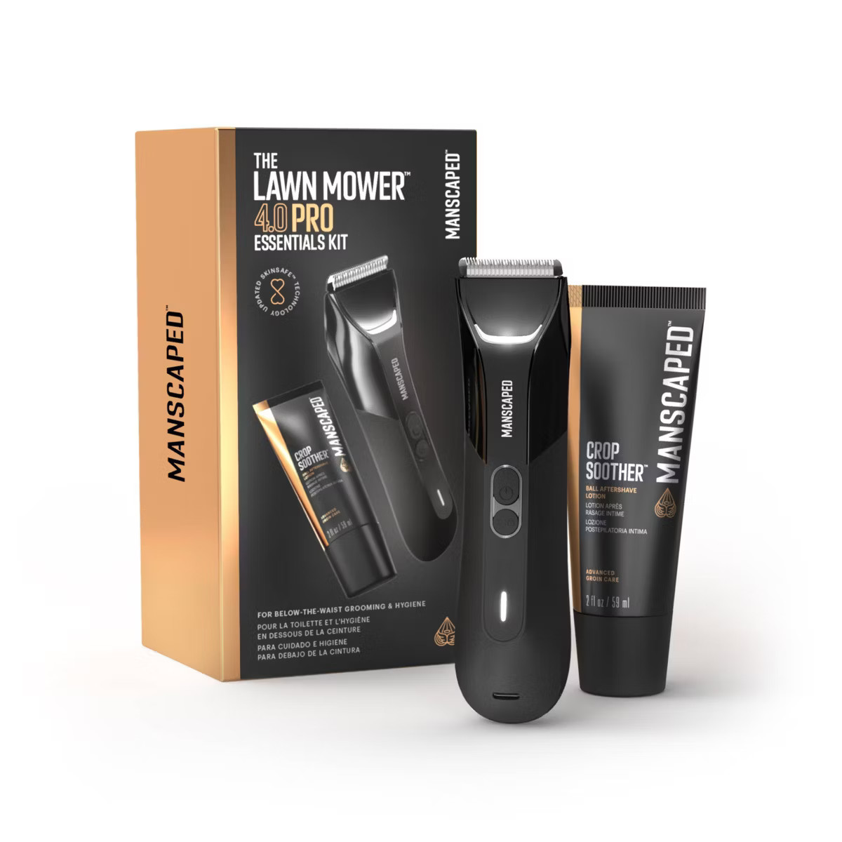 MANSCAPED The Lawn Mower 4.0 Pro Essentials Kit, SkinSafe Electric Groin and Body Hair Trimmer, ... | Target