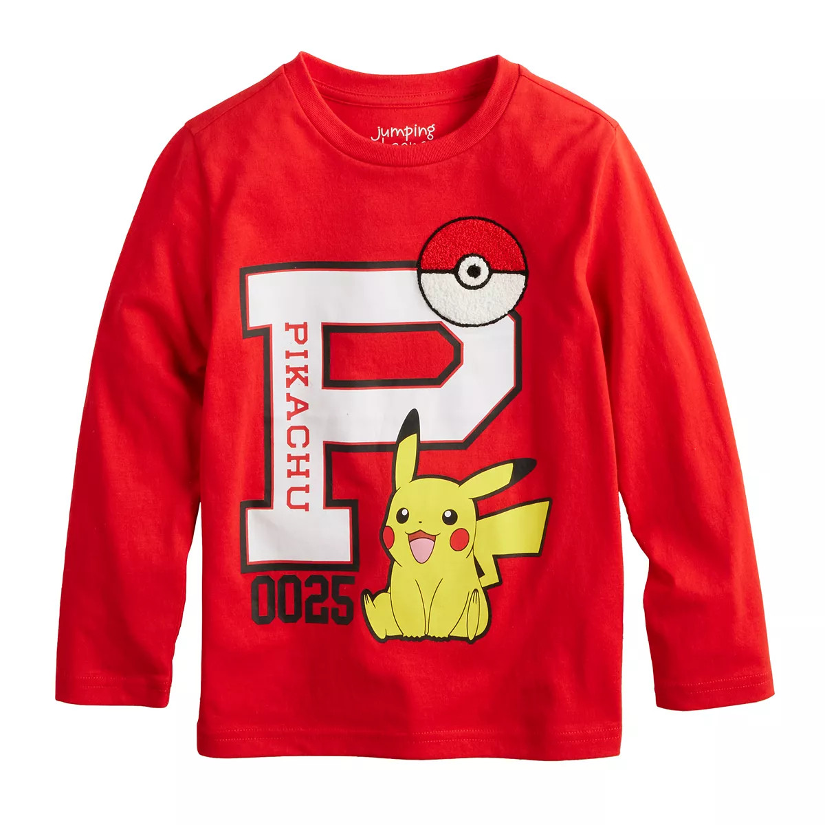 Boys 4-12 Jumping Beans® Pokemon Pikachu 0025 Long Sleeve Graphic Tee | Kohl's