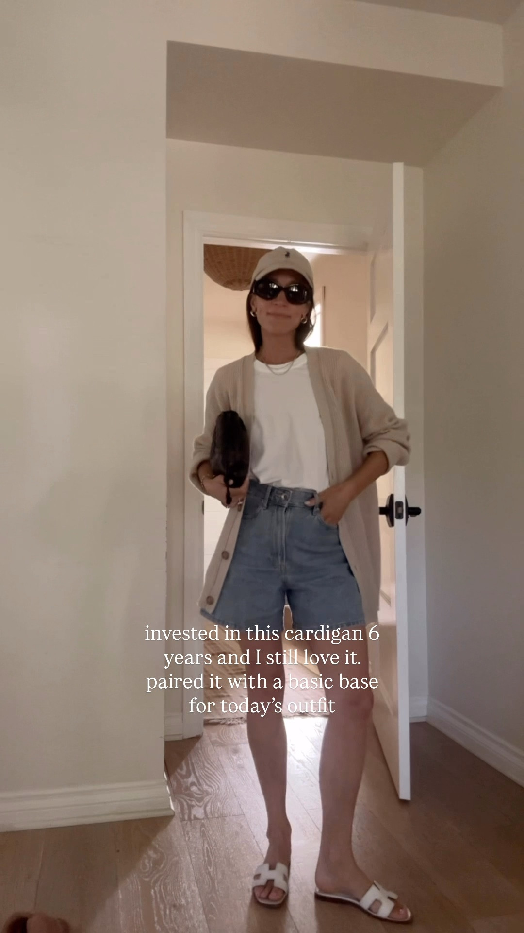 Casual and laid back for today’s outfit 
Wearing an Xs in cardigan and it has a very relaxed fit. If you want it less relaxed size down 

#LTKOver40 #LTKPetite