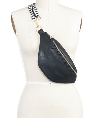 INC Bean-Shaped Belt Bag With Interchangeable Straps, Created for Macy's | Macys (US)