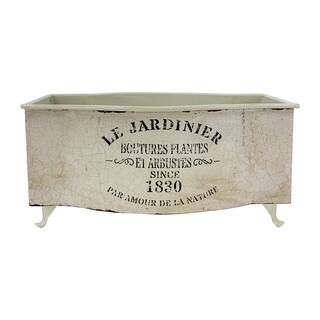 9" Le Jardinier Footed Metal Planter by Ashland® | Michaels Stores
