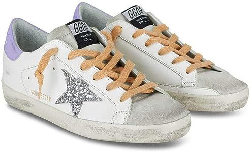 Golden Goose Deluxe Brand Superstar White Upper Heel Womens Sneaker | Amazon (US)