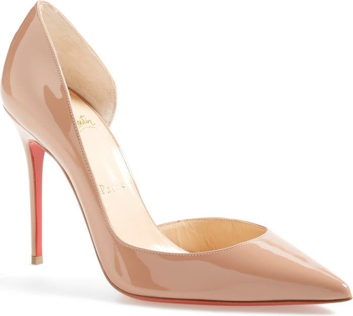 'Iriza' Pointy Toe Half d'Orsay Pump | Nordstrom