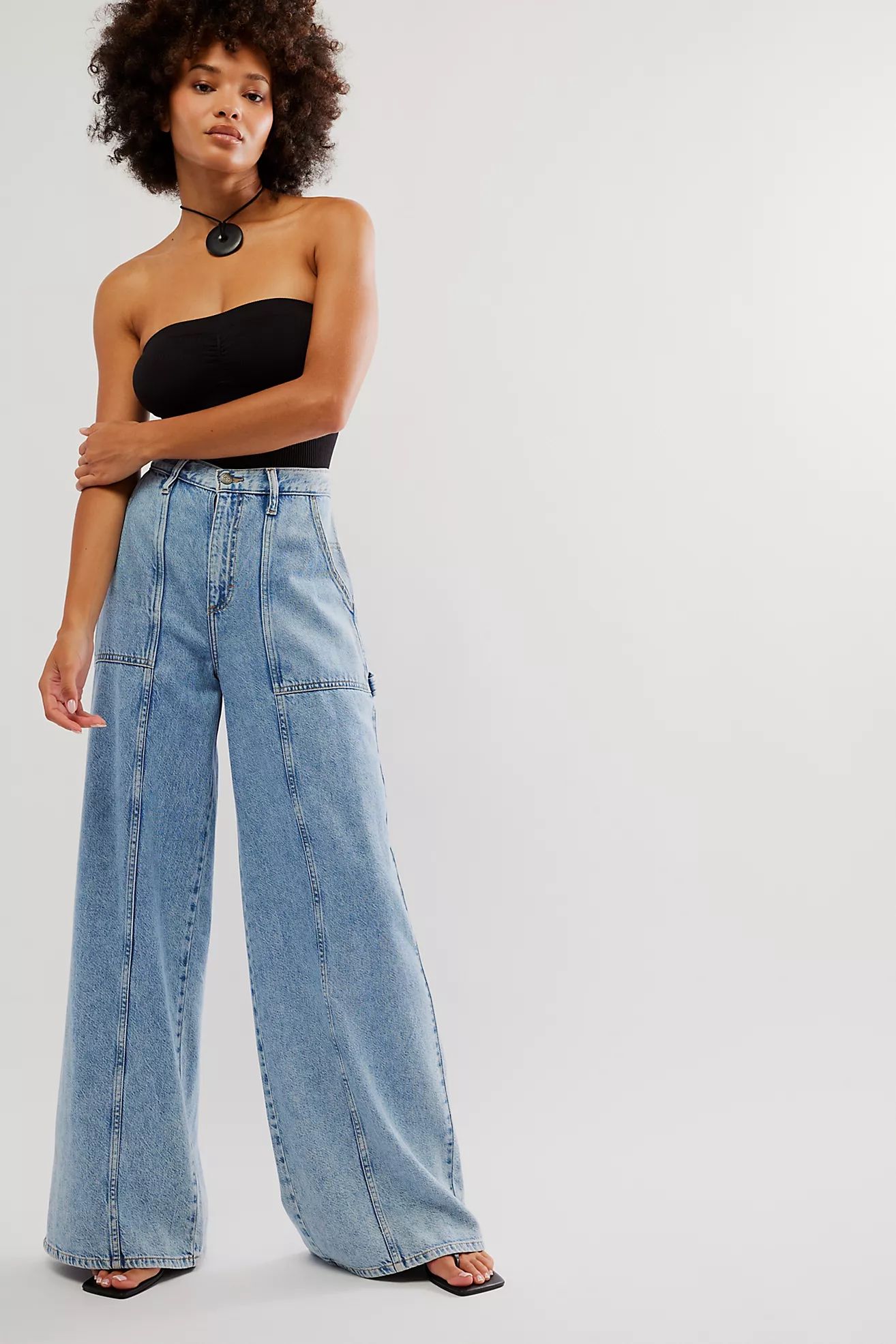Lee High-Rise Slouch Jeans | Free People (Global - UK&FR Excluded)