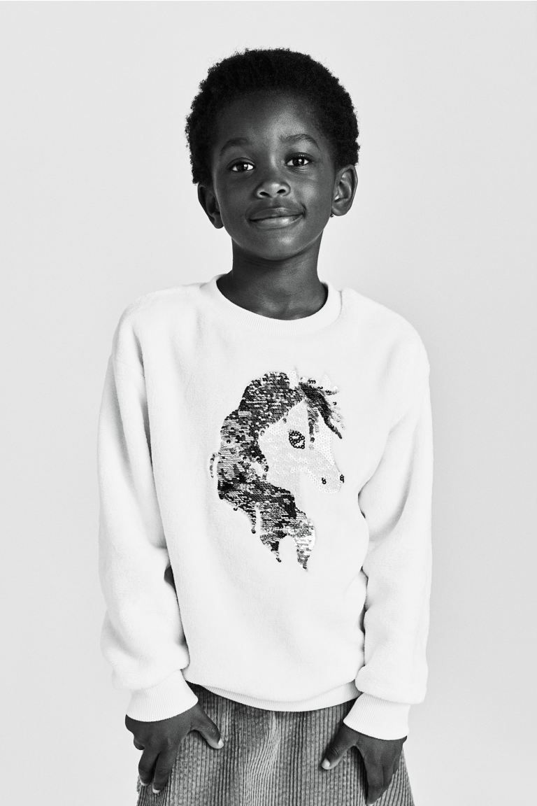 Flip-sequin Sweatshirt | H&M (US + CA)