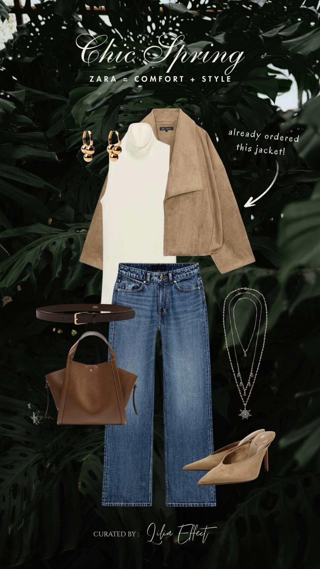 Chic spring — Zara = comfort + style 🤍 Effortless pieces that feel as good as they look, perfect for easy, polished everyday outfits. 🌿✨
 

 #LTKgrwm #LTKootd