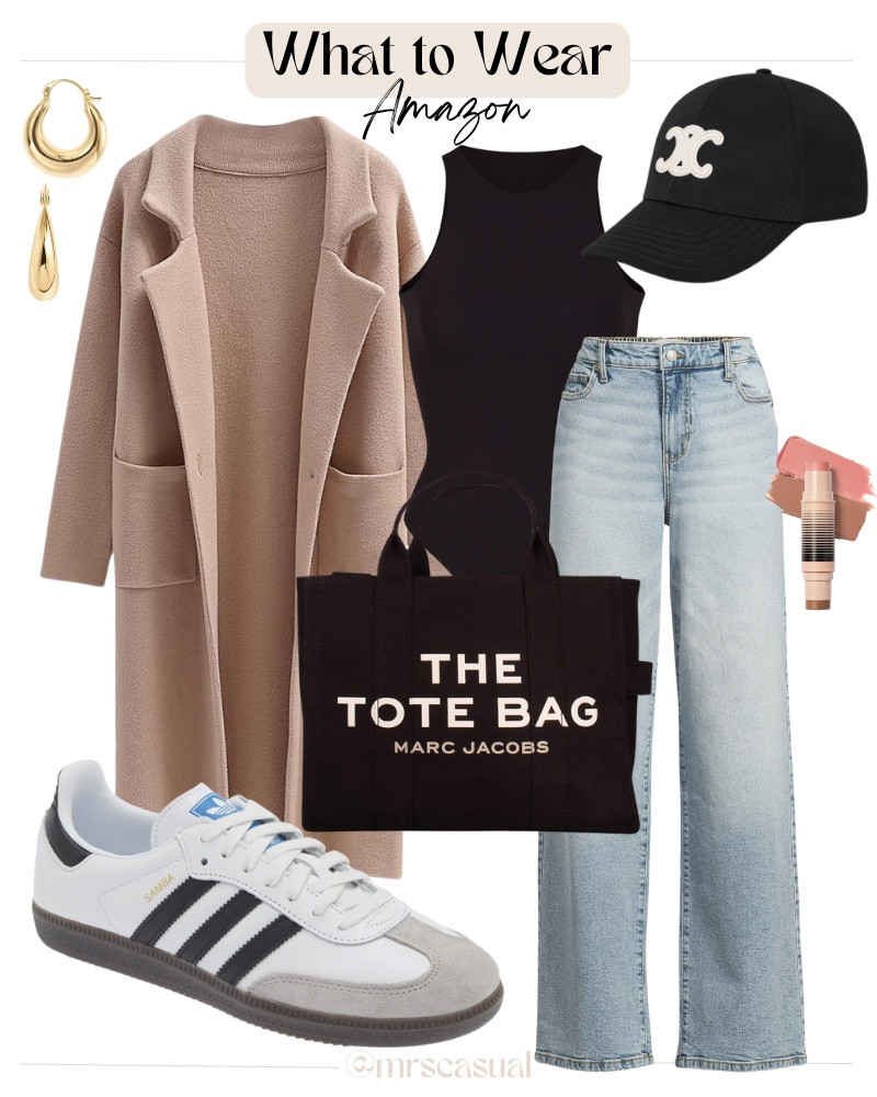 My go-to casual Amazon outfit: a cozy coatigan, the best wide-leg jeans, and classic sneakers. Comfy but still put together 👌🏼
🔗⬇️


#LTKSeasonal #LTKHoliday #LTKGiftGuide