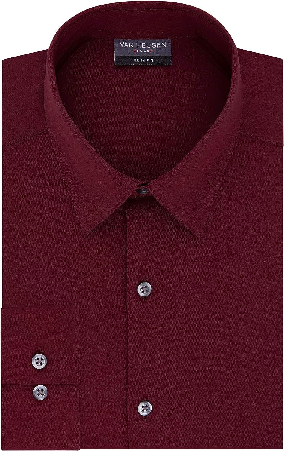 Van Heusen Mens Dress Shirt Slim Fit Flex 3 | Amazon (CA)
