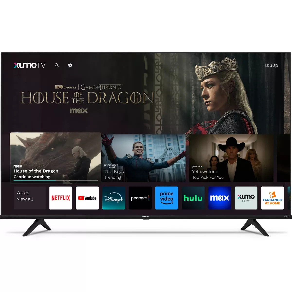 Hisense 65" Class 4K UHD Xumo Smart TV - 65A6HX | Target