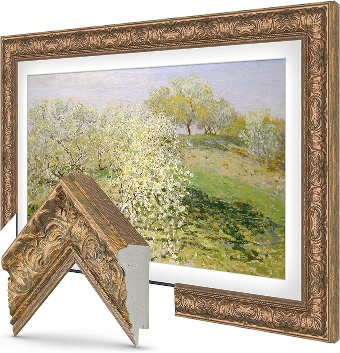 Frame My TV Deco TV Frames -Tuscan Copper Compatible ONLY with Samsung The Frame TV and Pro (Fits... | Amazon (US)