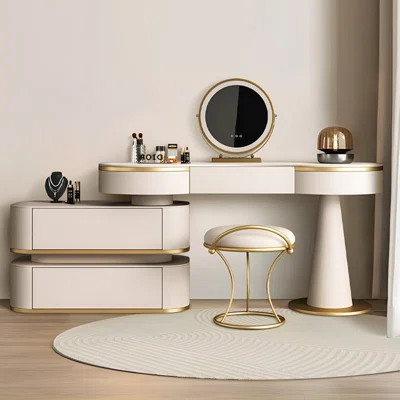Makeup Vanity Desk with Removable Sub-Drawers | Wayfair North America
