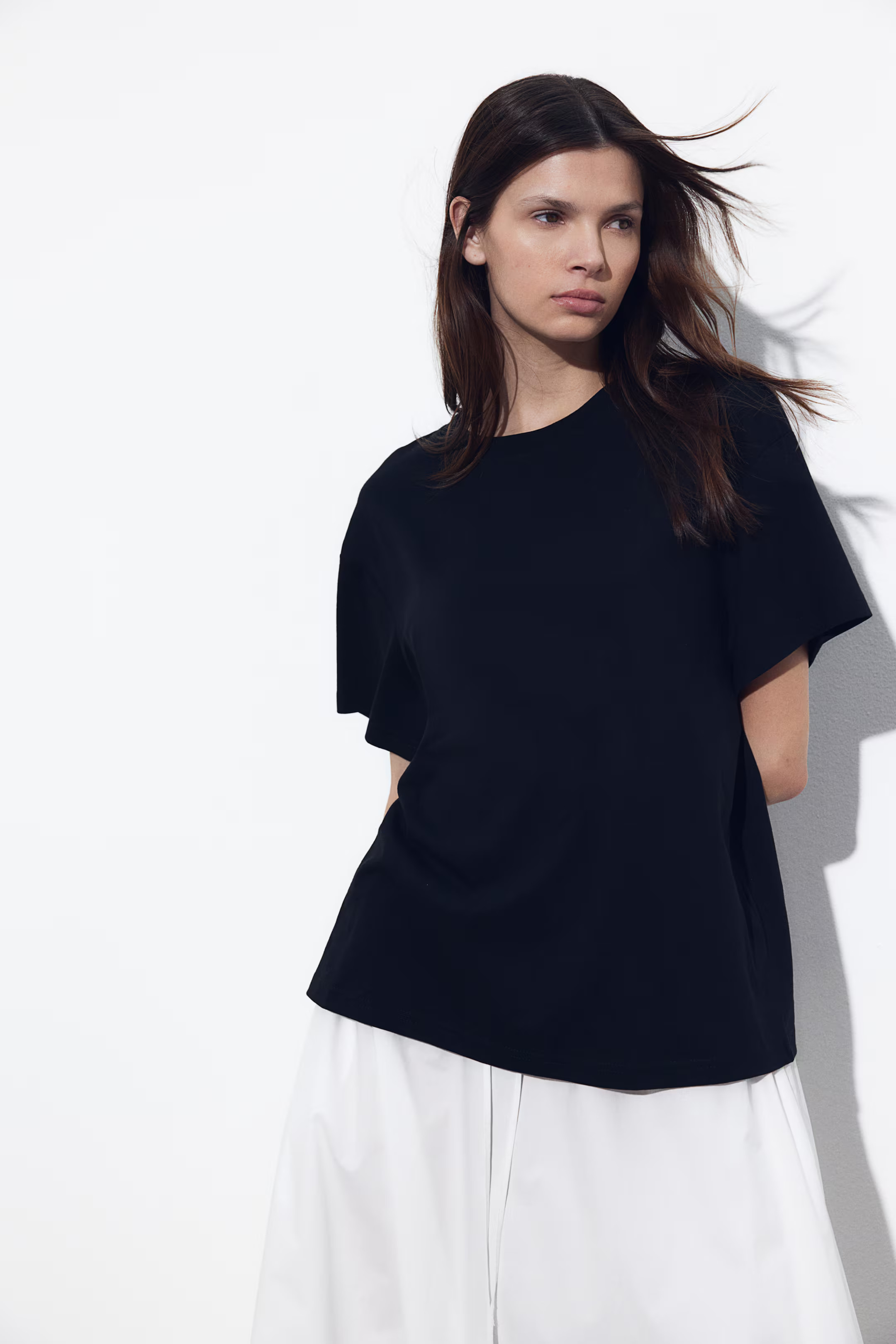 Oversized T-shirt - Black - Ladies | H&M US | H&M (US + CA)