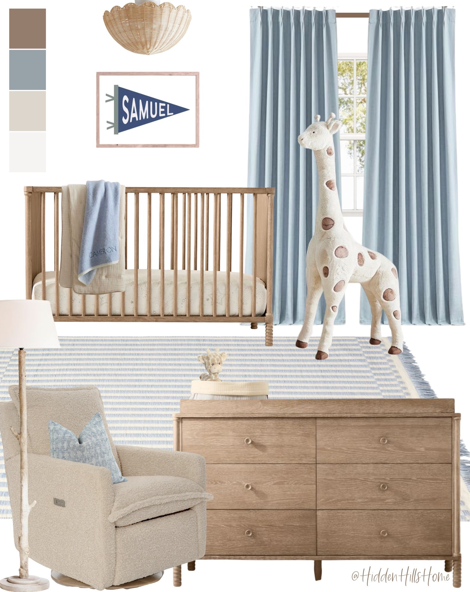 Nursery mood board, baby boys nursery ideas, nursery inspiration, home decor, baby’s room decor, nursery design, blue nursery #baby

#LTKHome #LTKSaleAlert #LTKBaby