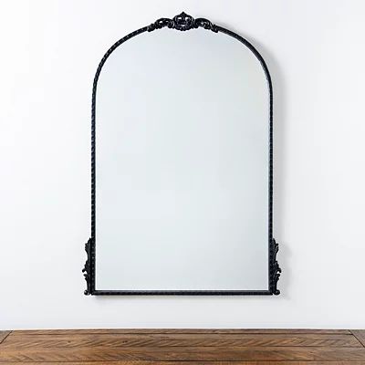 Black Ornate Antique Carved Mirror | Kirkland's Home