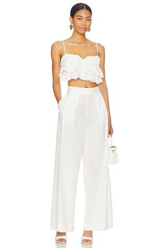 Free People Danelle Set in Optic White from Revolve.com | Revolve Clothing (Global)