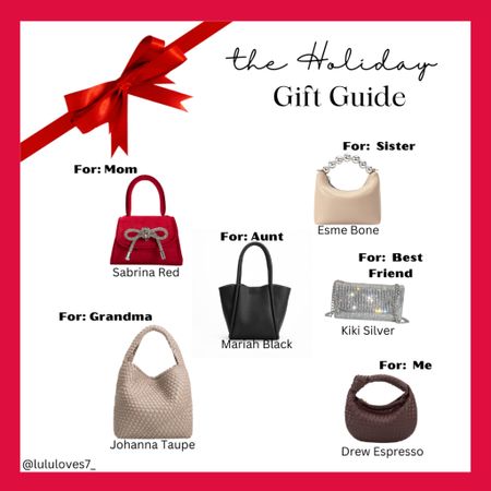 #ad Holiday gift guide for everyone on your list! Handbags from Melie Bianco are must-haves! 30% off 11/22-11/27 with code: BFCM30 

#LTKsalealert #LTKGiftGuide #LTKHoliday