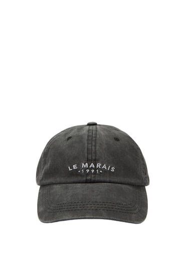 Faded Le Marais cap | PULL and BEAR UK