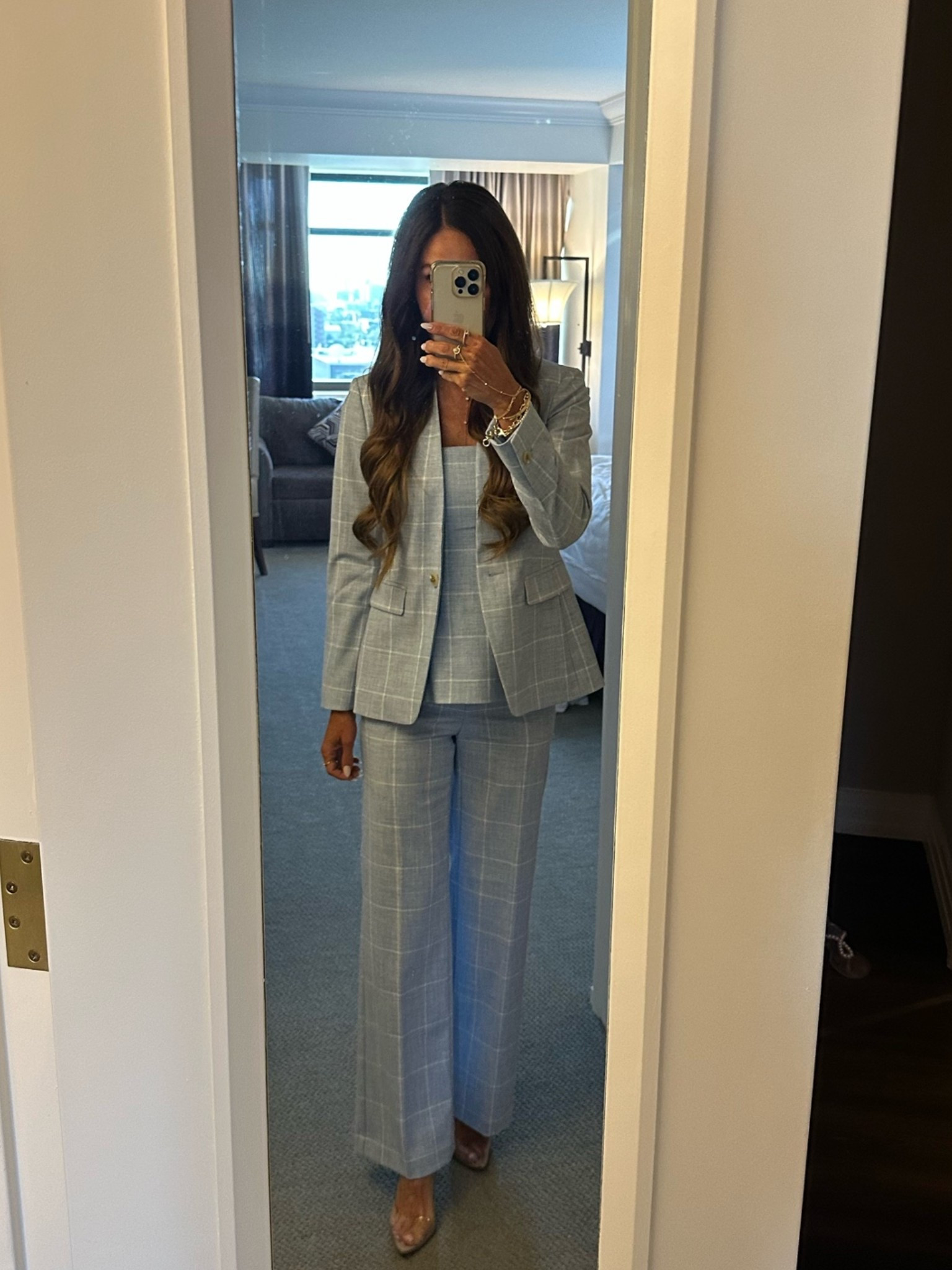 Wearing petite 00 🩵

#LTKOver40 #LTKWorkwear