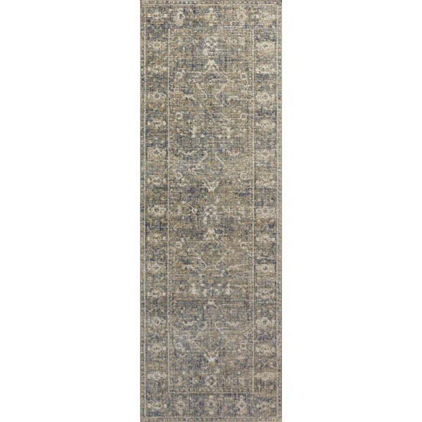 Rosemarie Oriental Sand/Lagoon Area Rug | Wayfair North America