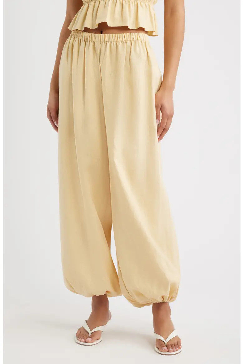Kortez Linen Balloon Pants (Women) | Nordstrom | Nordstrom