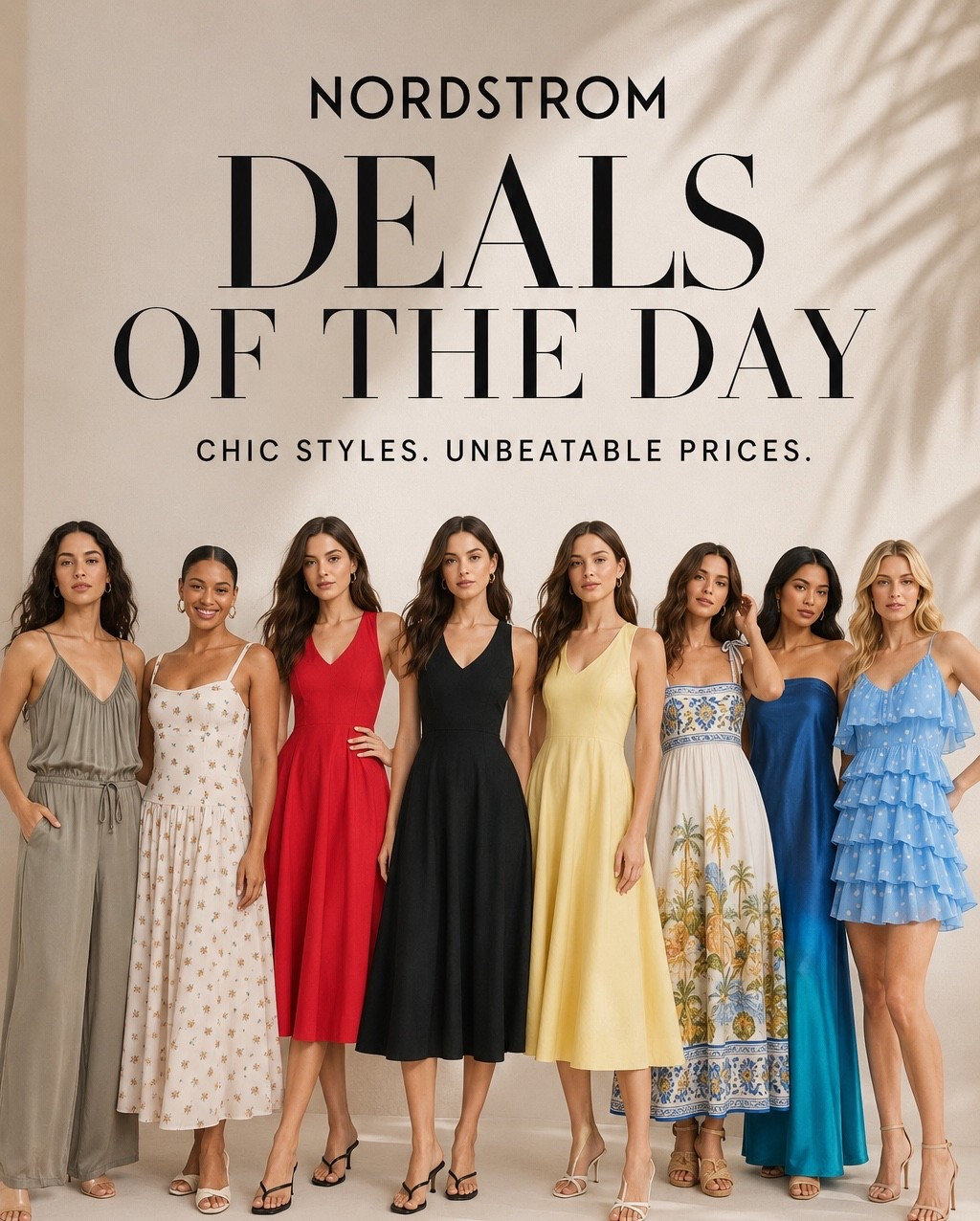 ✨ NORDSTROM DEALS OF THE DAY ✨
Serving major Vogue editorial energy without the Vogue price tag. 🤍
From effortless summer maxis to chic midi dresses and statement-making occasion styles, these are the Nordstrom Rack finds currently living rent-free in my head.
💫 Up to 70% off
💫 Limited sizes available
💫 Perfect for weddings, vacations, brunches, and summer events
Which one are you adding to cart? 👇
#NordstromDeals #NordstromRackFinds #DressSeason #SummerStyle #DesignerDeals #LTKFashion #NordstromSale #FashionFinds #SaleAlert #VacationStyle #WeddingGuestDress #AffordableLuxury #StyleInspo #NordstromRack #DealsOfTheDay

Nordstrom deals of the day, Nordstrom Rack dresses, affordable summer dresses, midi dress outfit ideas, wedding guest dresses, vacation dresses, maxi dresses for women, spring fashion trends, summer fashion trends, ASTR the Label dress sale, floral midi dress, red midi dress, black midi dress, yellow dress outfit, blue ombre maxi dress, designer deals, women's fashion sale, Nordstrom Rack finds, chic dresses under $100, elegant dresses for women, resort wear fashion, brunch outfit ideas, vacation style inspiration, LTK fashion creator, trending Nordstrom finds, affordable luxury fashion, women's dress sale, fashion influencer finds, best Nordstrom Rack deals, designer-inspired fashion.

#LTKSaleAlert #LTKootd