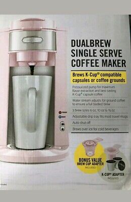 PINK COFFEE MAKER Brews K-Cup Capsules or Coffee Grounds   BELLA   | eBay | eBay US