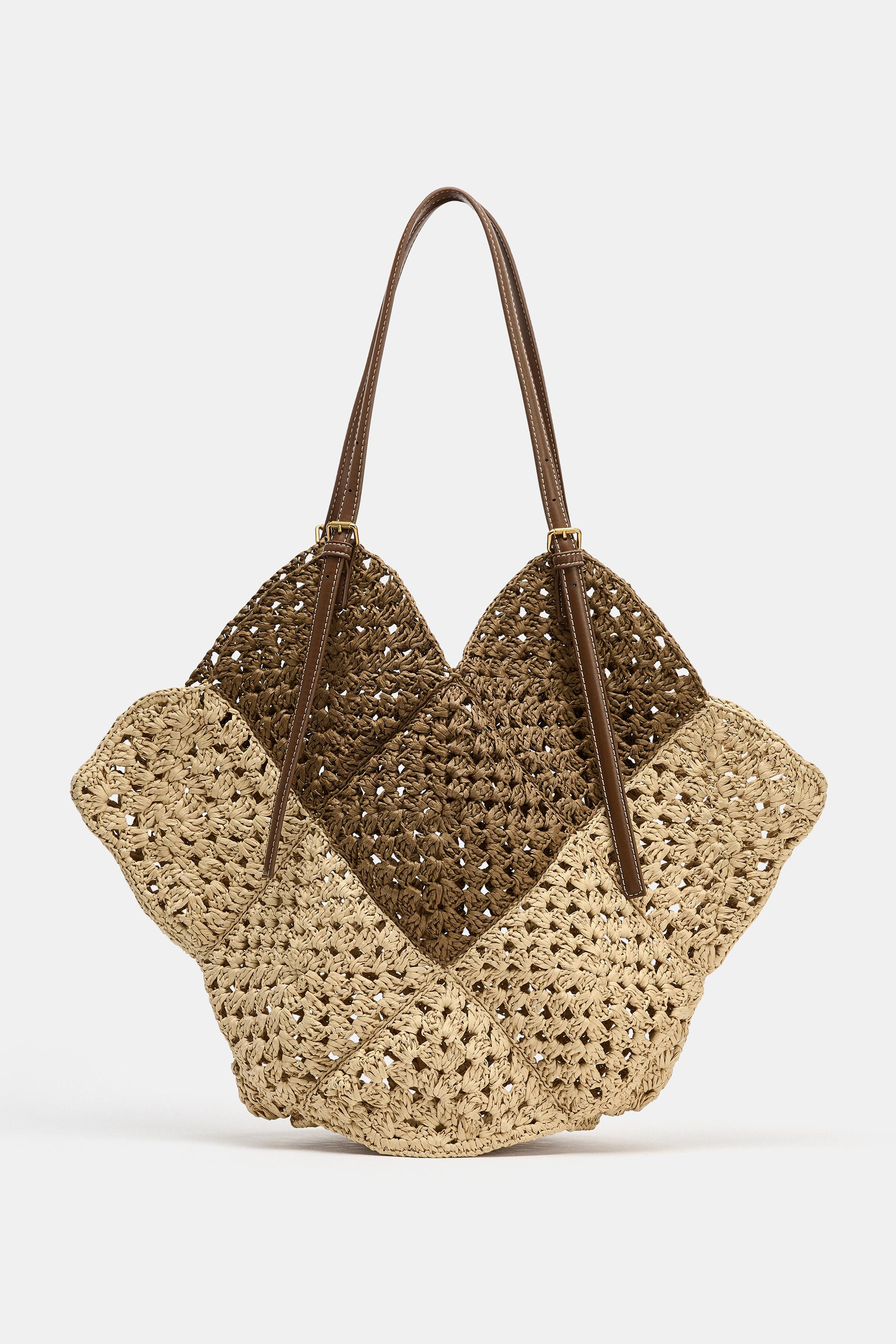 WOVEN BODY SHOPPER BAG | Zara US